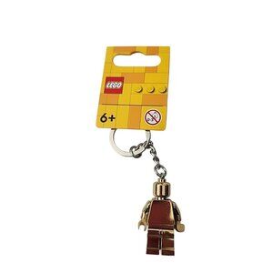 LEGO Classic Limited Edition Mini Figure Keychain #852688 Golden Minifigure
